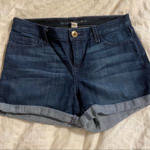 Banana Republic Cuffed Hem Jean Shorts